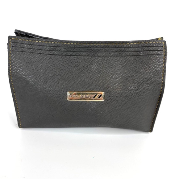 VTG Air France Concorde Amenity Bag Document Bag Gold Emblem Charles Frantz 6x7 - Picture 1 of 8